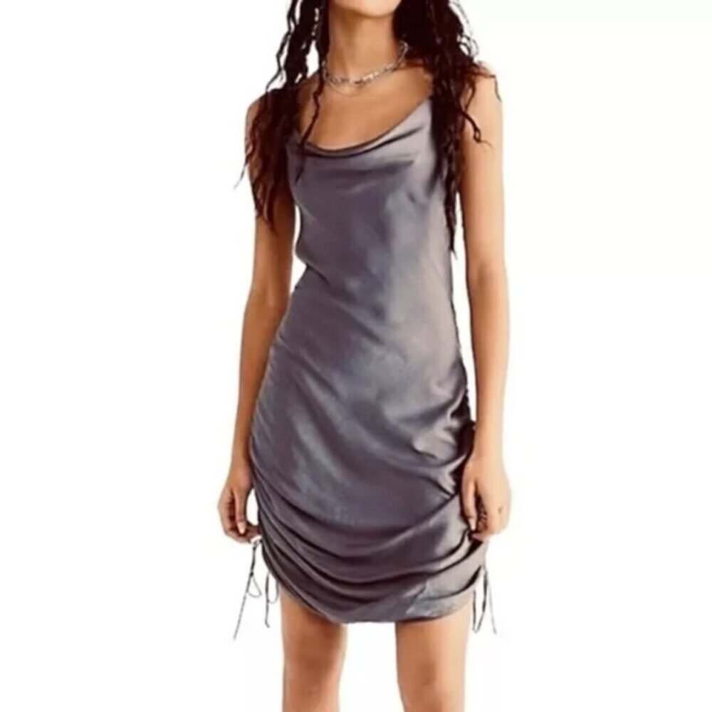 Intimately Free People Day To Night Convertible Slip Dress in Gray | XS | NWT